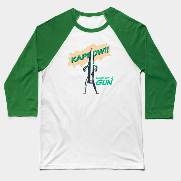 Son of a Gun Baseball T-Shirt by nainmade